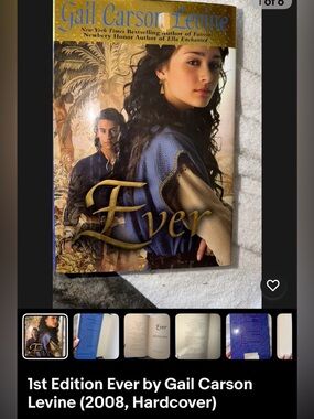 Ever by Gail Carson Levine — Blue & Gold Hardcover